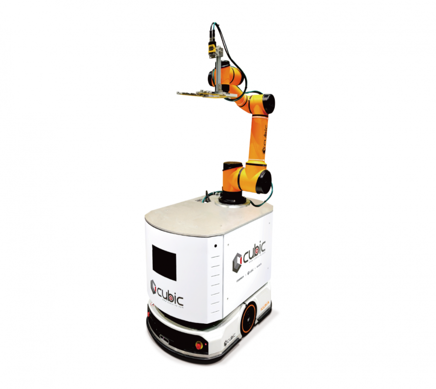 CUBIC AMR機械手臂移動機器人